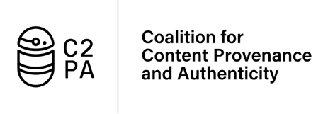 Coalition for Content Provenance and Authentication (C2PA) logo