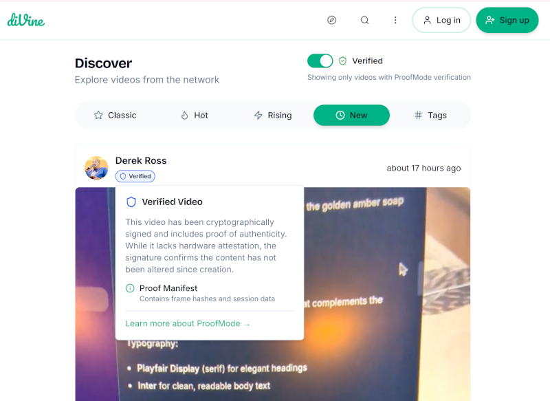 divine with proofmode