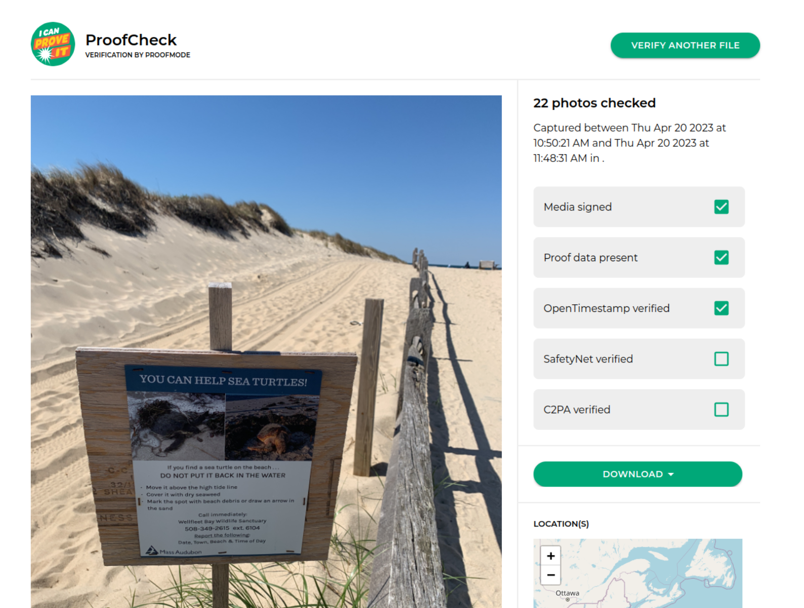 Verified Beach Clean-up